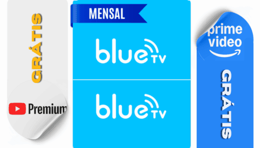 Blue TV (2 Telas) + Streaming Extra – Prime Video ou YouTube Premium